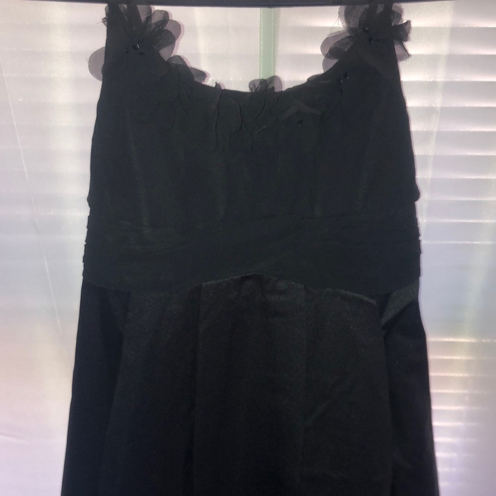 long black juniors gown